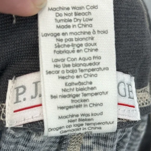 PJ Salvage Drawstring Mini Heart Print Lounge Sleep Pant - Charcoal Grey - Picture 6 of 7